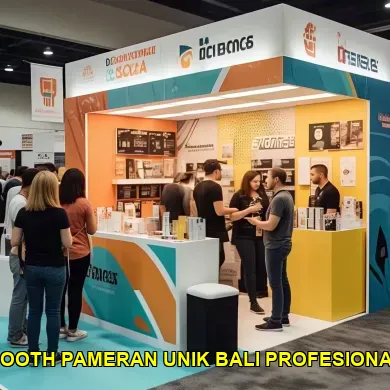 booth pameran unik bali profesional
